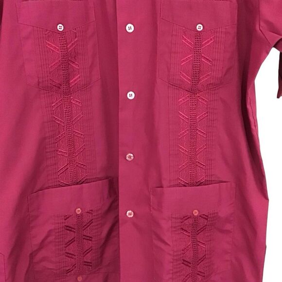 Vintage The Romani Collection Guayabera Shirt S Cuban Bowling - Picture 3 of 10